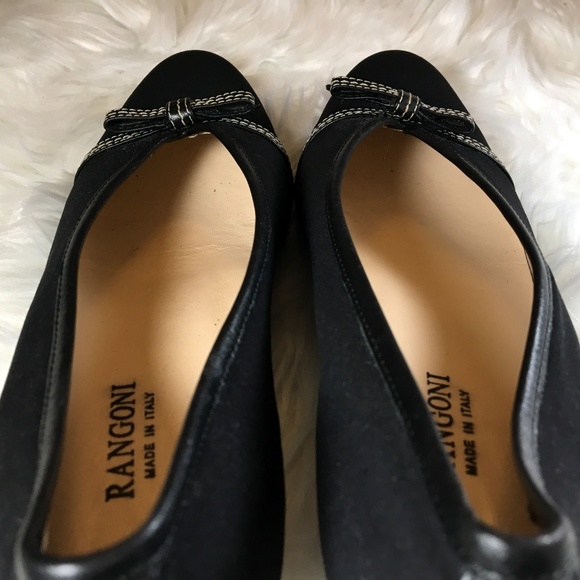 Rangoni Leather Almond Toe Chunky Heel Career Shoe - Picture 5 of 8